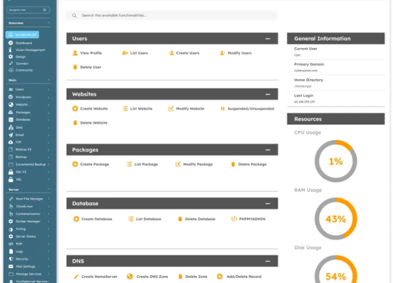 CyberPanel Preinstalat: Soluția Ideală pentru Gestionare VPS-ului.