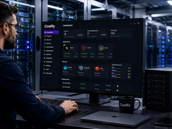 VPS cu Coolify – Lansează AI Agents, aplicații web și containere Docker în câteva minute