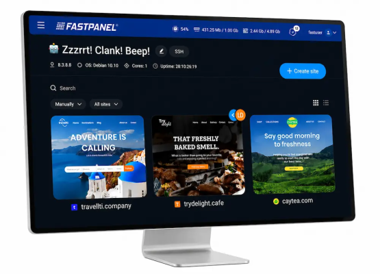 VPS Hosting with Preinstalled FastPanel: Quick and Efficient Management