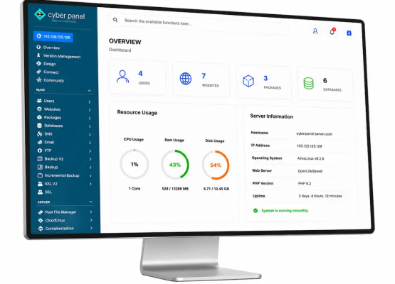 Preinstalled CyberPanel: The Ideal Solution for Managing Your VPS