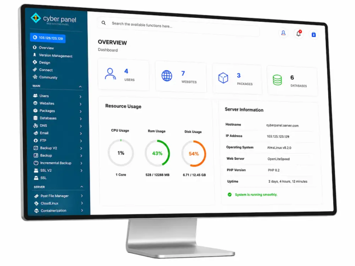 Preinstalled CyberPanel: The Ideal Solution for Managing Your VPS 2