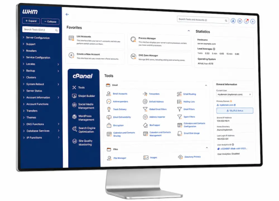 Quick Setup with cPanel/WHM Included